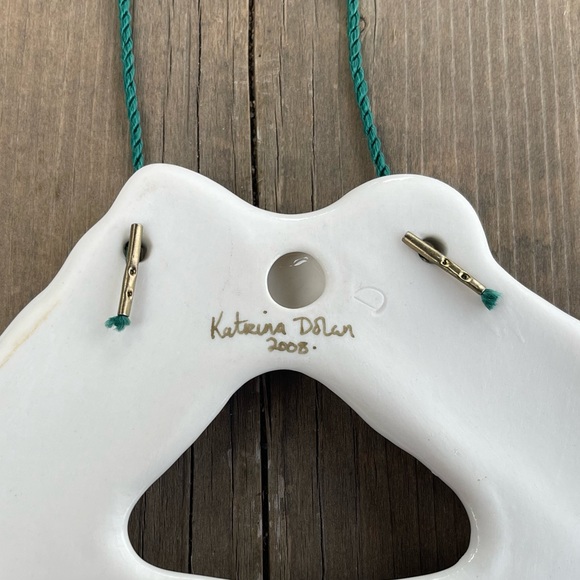 Belleek Shamrock Bless This House Wall Hanging Wreath 12th Mark Made in Ireland - Picture 8 of 13